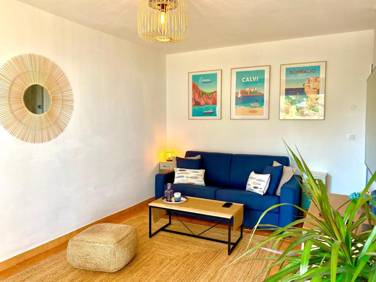 Appartement Ou Studio La Mer & La Plage A Vos Pieds Calvi Кальви Экстерьер фото